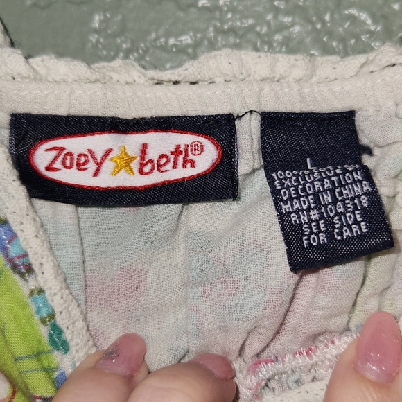 Adjustable strap floral patterned nightgown -Used - Picture 4 of 6